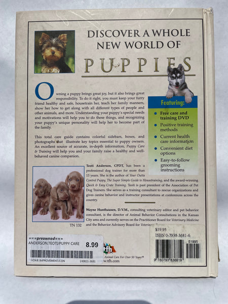 Puppy Care & Training (Terra-Nova Series Book and DVD)
