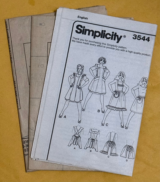 Simplicity Sewing Pattern 3544 Aprons