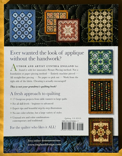 Picture Piecing Traditional Quilts. (Signed)