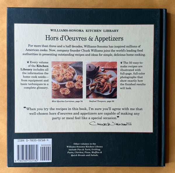 Williams Sonoma Kitchen Library: Hors d' Oeuvres & Appetizers