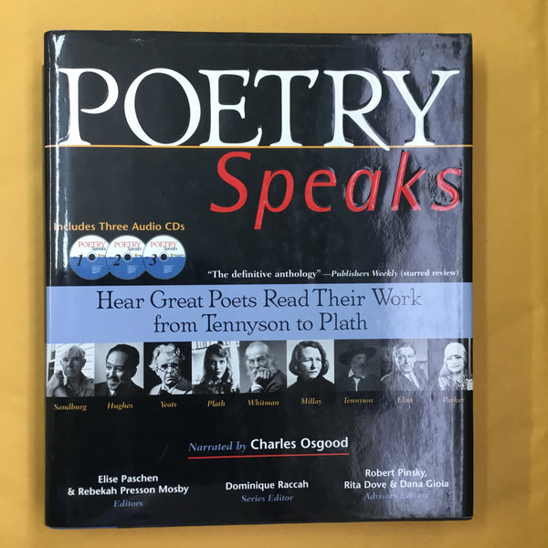 Poetry Speaks: Hear Great Poets Read Their Work from Tennyson to Plath (Book and 3 Audio CDs)