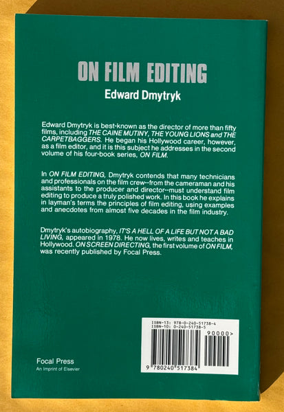 Edward Dmytryk ON FILM EDITING