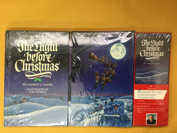 The Night Before Christmas (sealed Hallmark book and audio cassette)