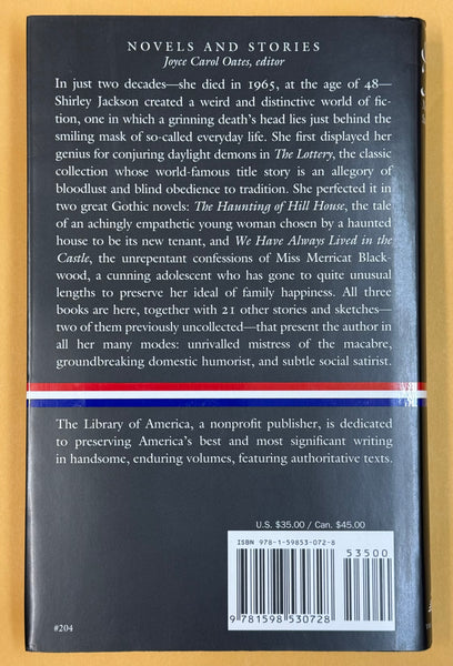 Shirley Jackson Novels and Stories
