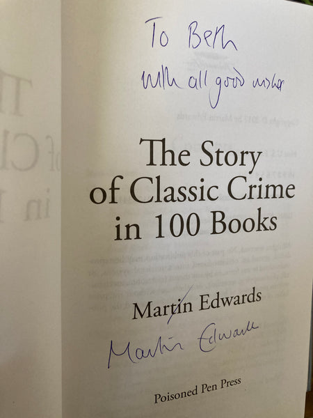 The Story Of Classic Crime In 100 Books (Signed Hardback)