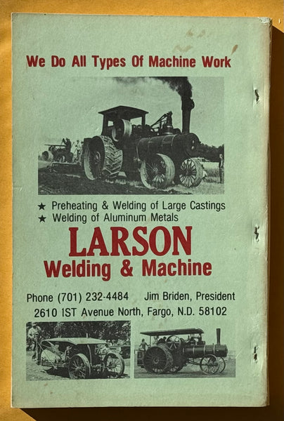 Memories of Bygone Years. Official Handbook Of Western Minnesota Steam Threshers Reunion, Inc. (1984)