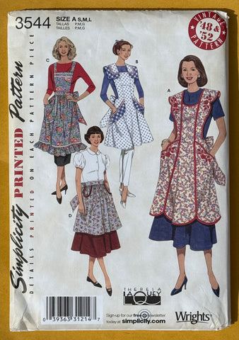 Simplicity Sewing Pattern 3544 Aprons