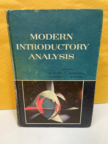 Modern Introductory Analysis