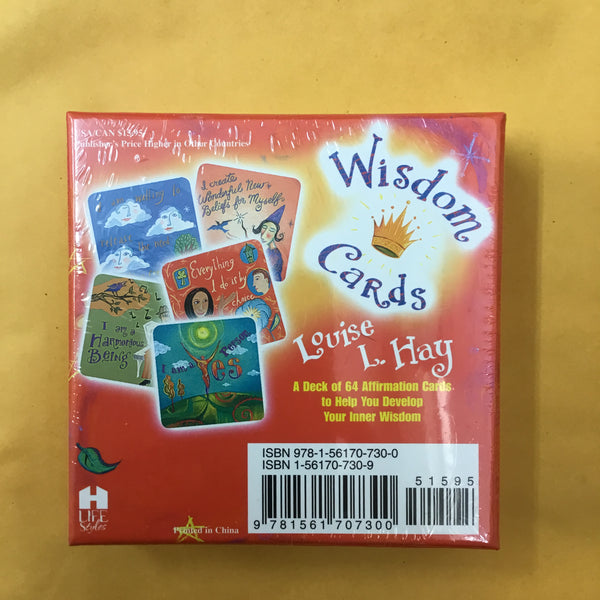 Wisdom Cards: A 64-Card Deck by Louise L. Hay (Sealed)