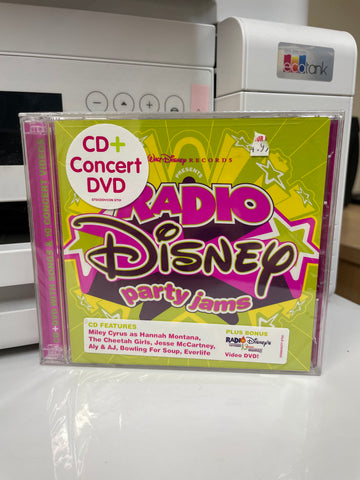 Various: Radio Disney Party Jams CD and Concert DVD (Sealed)