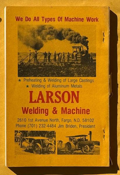 Memories of Bygone Years. Official Handbook Of Western Minnesota Steam Threshers Reunion, Inc. (1982)