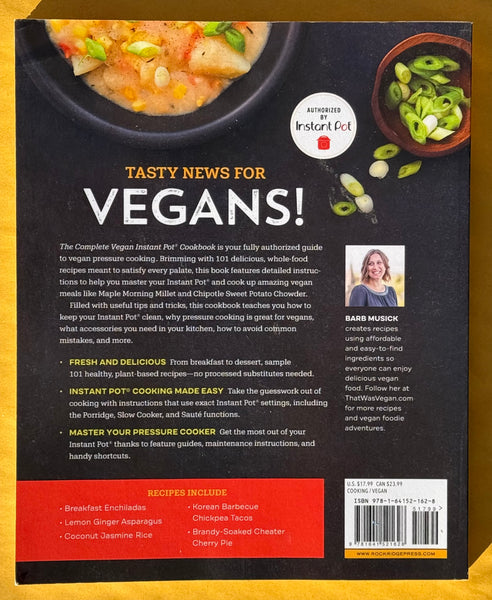 The Complete Vegan Instant Pot Cookbook