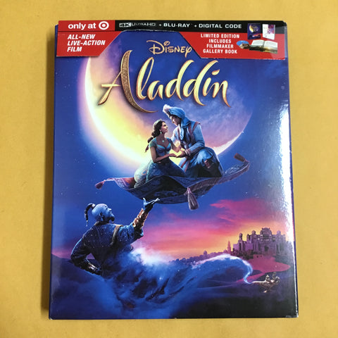 Disney Aladdin (4K Ultra + Blu Ray Edition, Target Exclusive)
