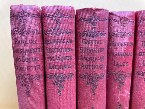 The Christian Herald Library (1895) Set of 10 Victorian Era Mini-Books