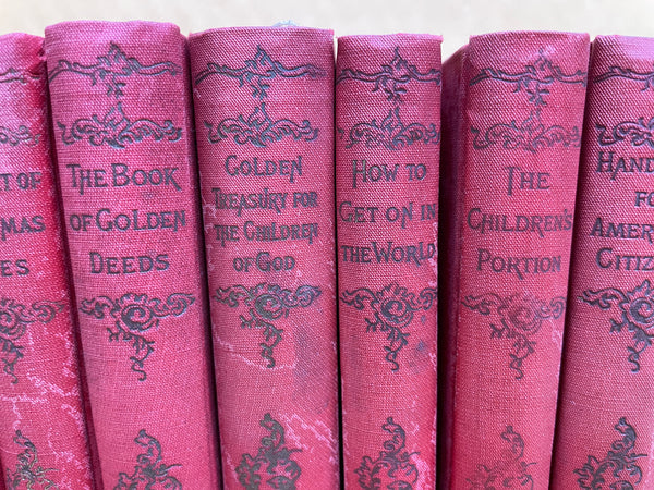 The Christian Herald Library (1895) Set of 10 Victorian Era Mini-Books