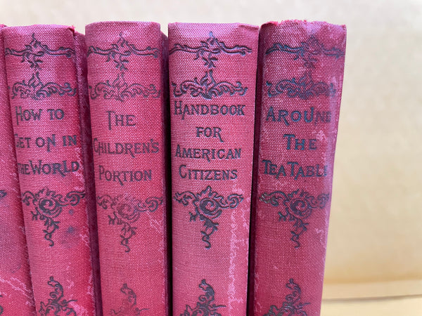 The Christian Herald Library (1895) Set of 10 Victorian Era Mini-Books