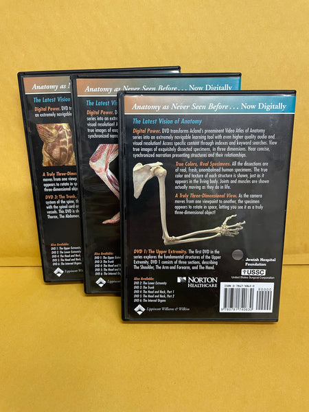 Acland's DVD Atlas of Human Anatomy, 6-DVD Box Set