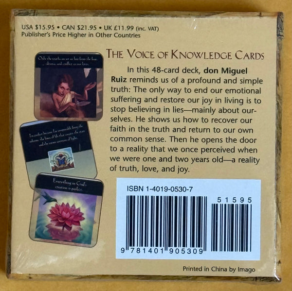 The Voice of Knowledge Card Deck (Sealed)