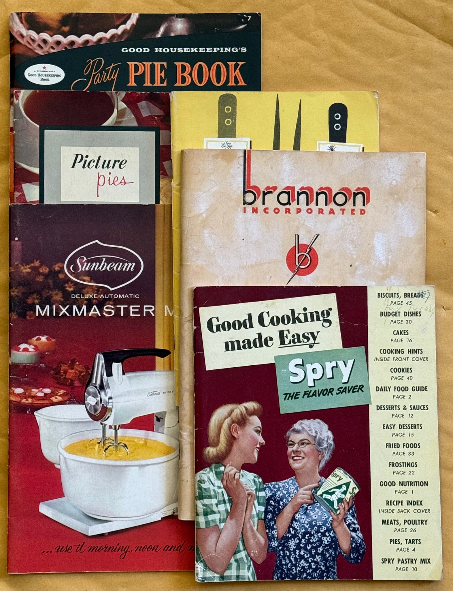 Cookbook Pamphlets: Group B—Misc. Set of 6