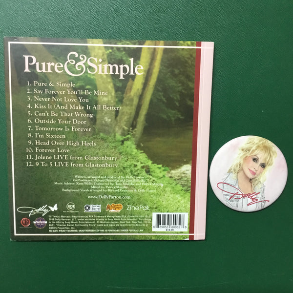Dolly Parton Pure & Simple CD (Cracker Barrel Edition)
