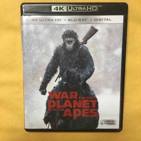 War of the Planet of the Apes (4K Ultra + Blu Ray)